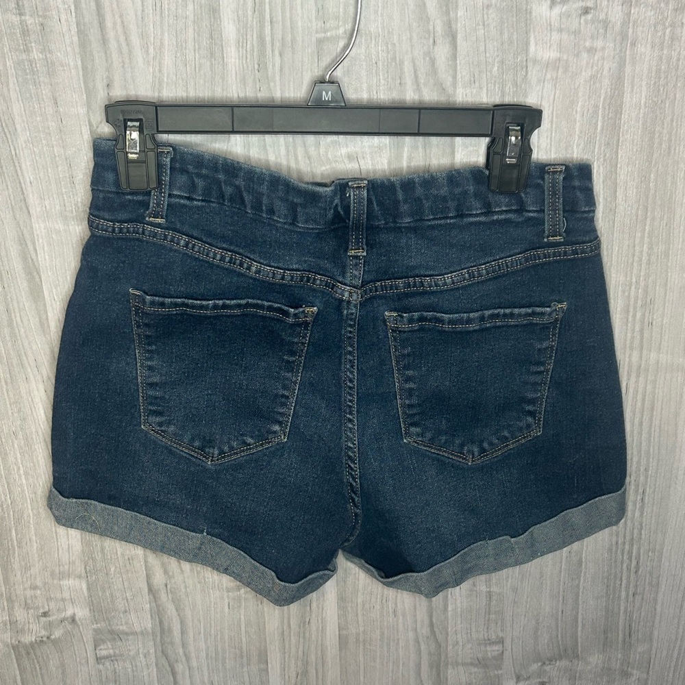 No Boundaries Dark Blue Jean Shorts - Picture 2 of 3
